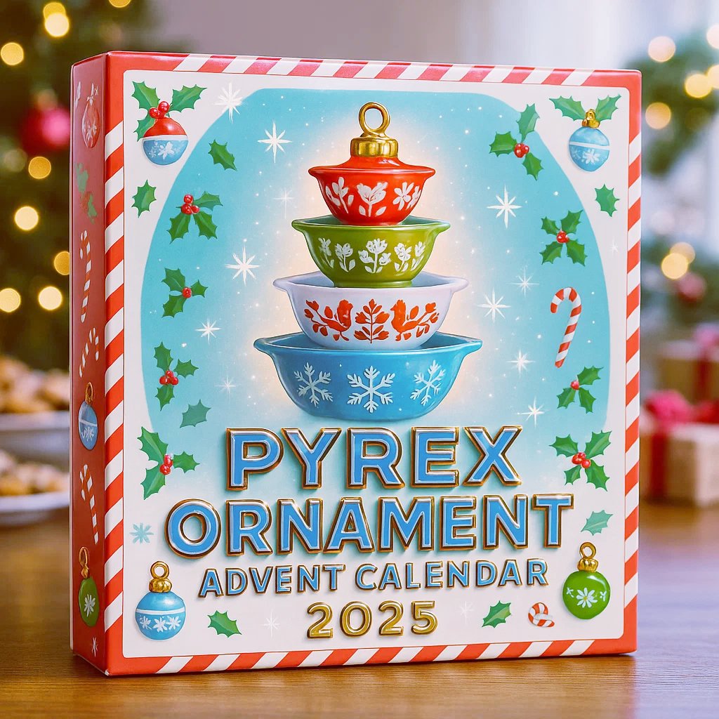 Pyrex Ornament Advent Calendar 2025