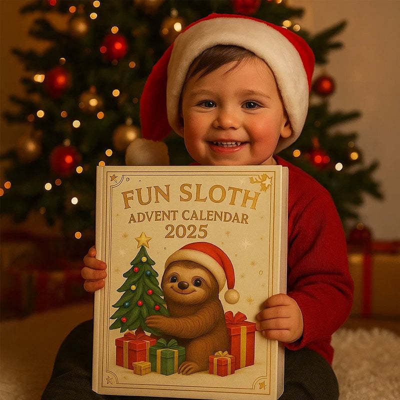 🦥🎄 Fun Sloth Advent Calendar 2025