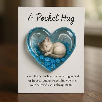 🎄Early Christmas Sale 50% OFF-😺💖 Pocket Hug Cat Card