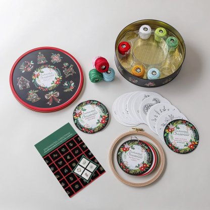 🎄Enchanted Christmas - 🧵✨A Keepsake Embroidery Kit by Missouri Star(❤️Beginner-friendly)