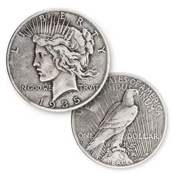 🦅 Complete Peace Silver Dollar Set (1921–1935) — Mixed Dates | Limited Edition