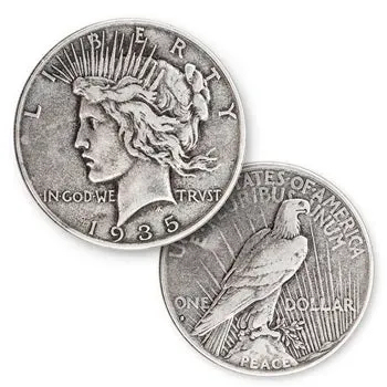 🦅 Complete Peace Silver Dollar Set (1921–1935) — Mixed Dates | Limited Edition