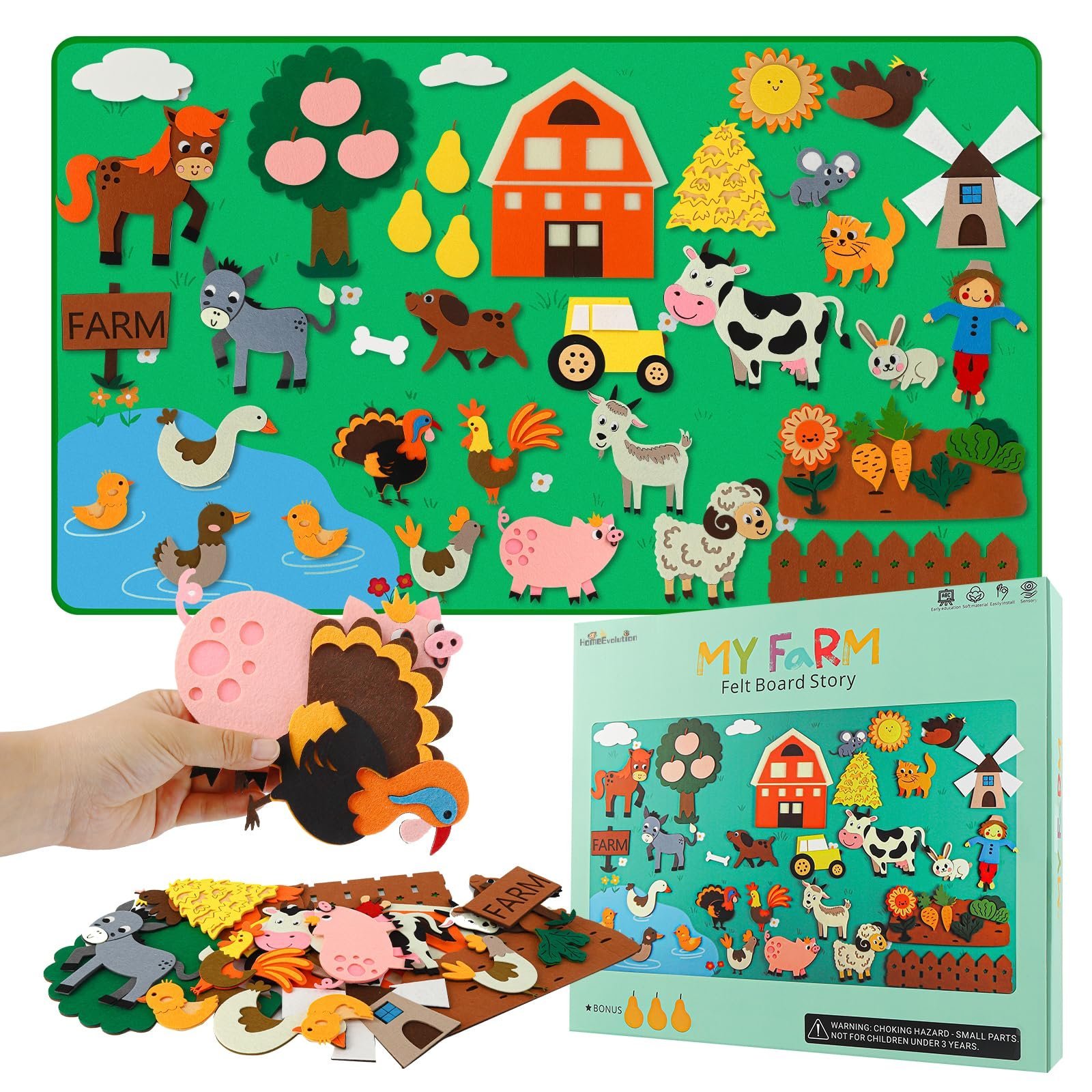 🔥LAST DAY 50% OFF- Felt Board Story Set for Toddlers