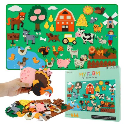 🔥LAST DAY 50% OFF- Felt Board Story Set for Toddlers