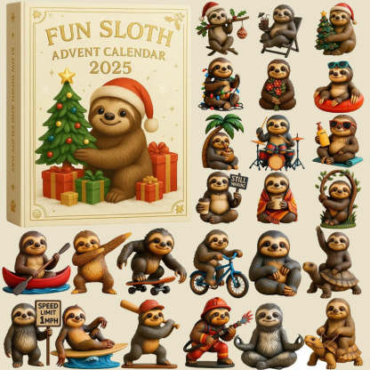 🦥🎄 Fun Sloth Advent Calendar 2025