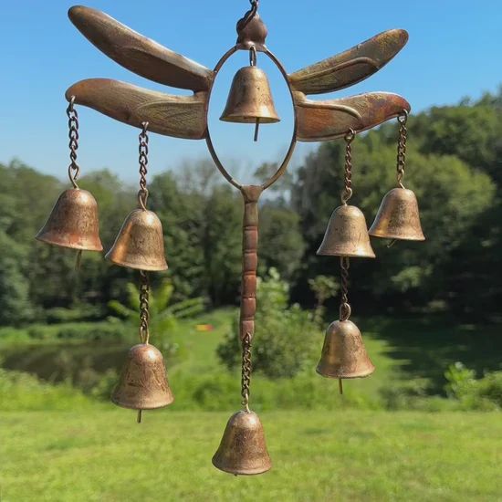 ✨ Limited Edition Handmade Dragonfly Wind Chime with Bells