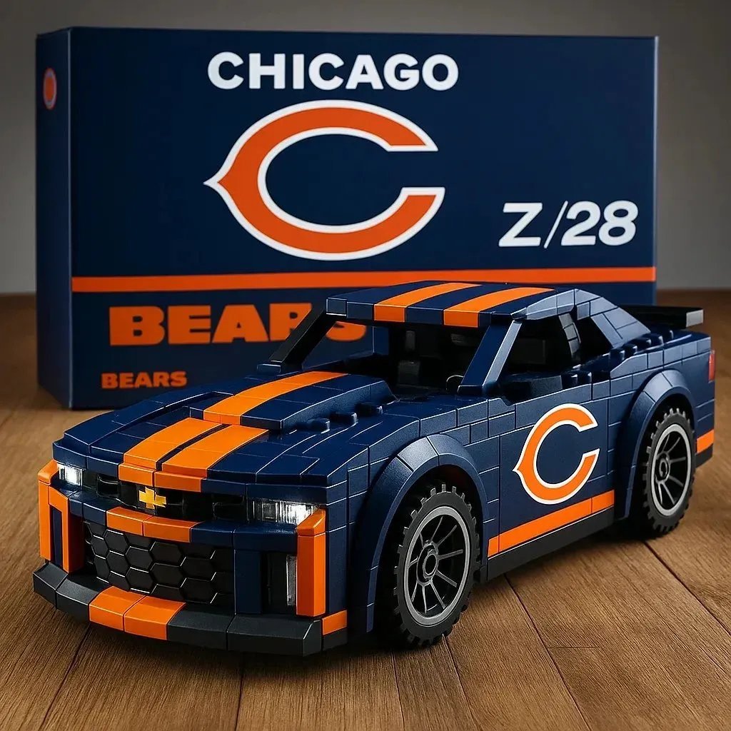🔥Limited Edition🏈Football Team Camaro Z/28 Building Block