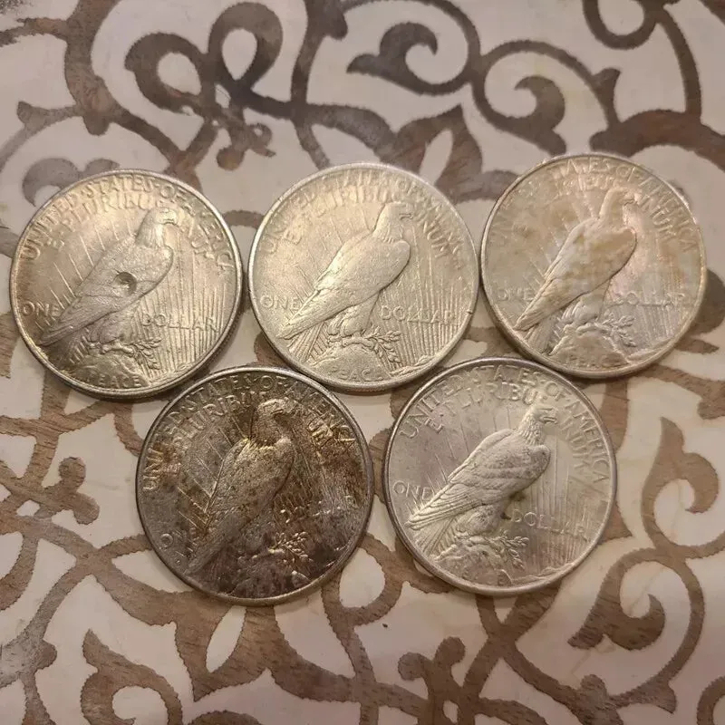 🦅 Complete Peace Silver Dollar Set (1921–1935) — Mixed Dates | Limited Edition