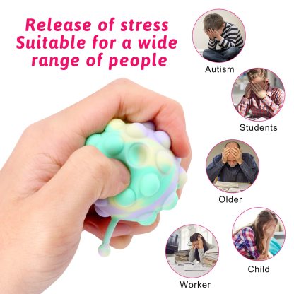 2025 Animal Pop Balls Christmas Gift Set– 30 Fun & Stress-Relief Toys! 🐻🦊🐸