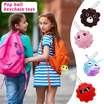 2025 Animal Pop Balls Christmas Gift Set– 30 Fun & Stress-Relief Toys! 🐻🦊🐸
