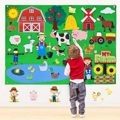 🔥LAST DAY 50% OFF- Felt Board Story Set for Toddlers