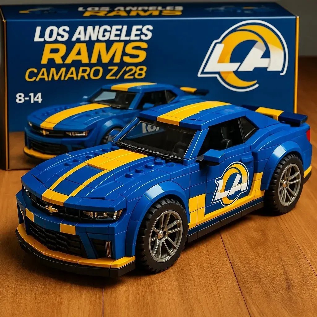 🔥Limited Edition🏈Football Team Camaro Z/28 Building Block