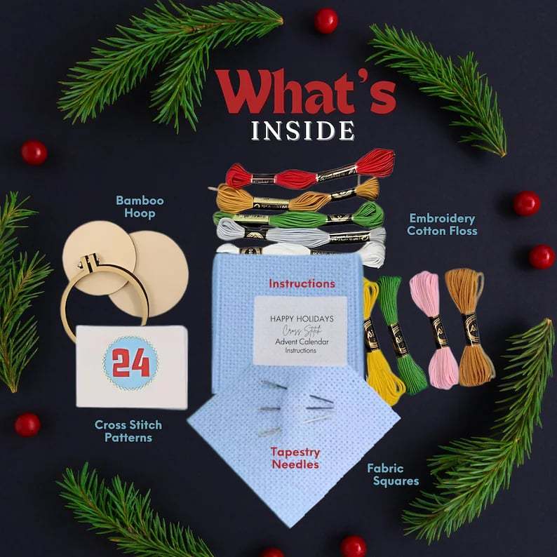 🎄Christmas Cross Stitch Advent Calendar