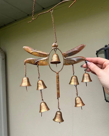✨ Limited Edition Handmade Dragonfly Wind Chime with Bells