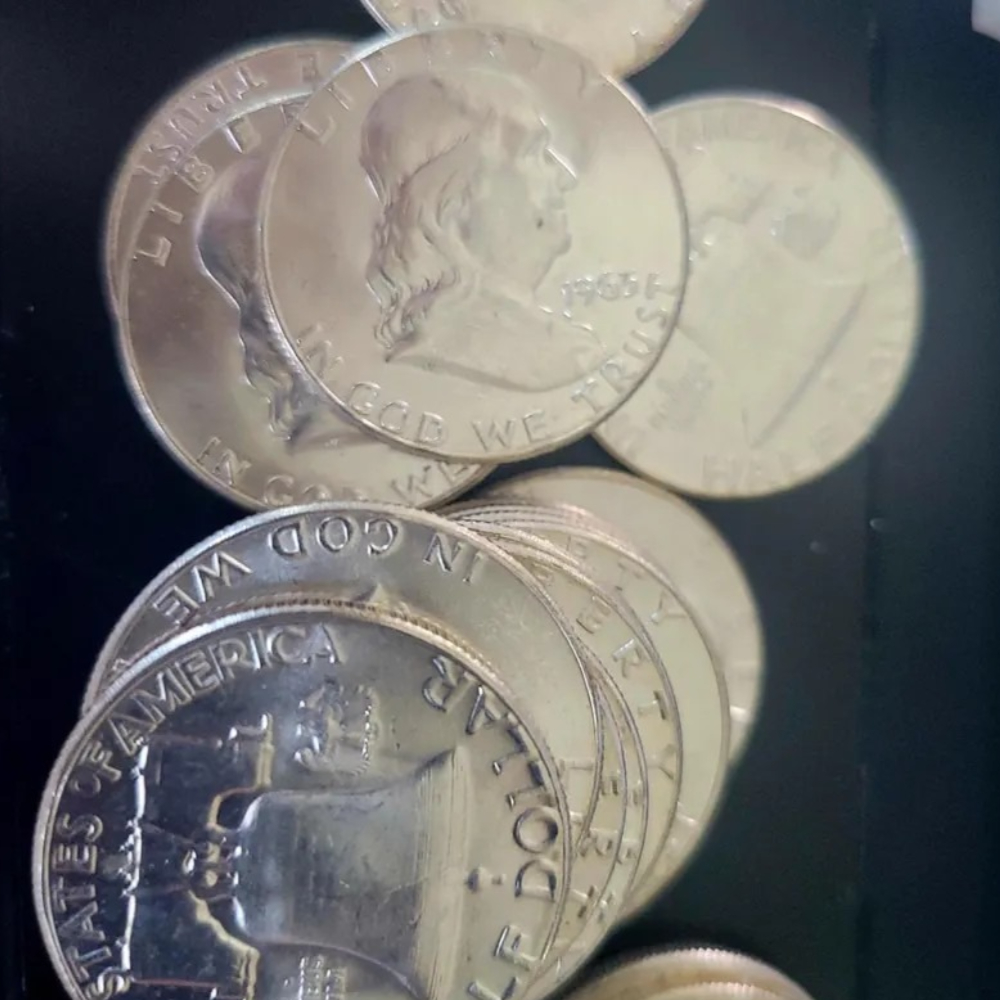 Limited 50% OFF⏳ – Silver Bar Benjamin Franklin Half Dollar Dates 1948-1963🔥