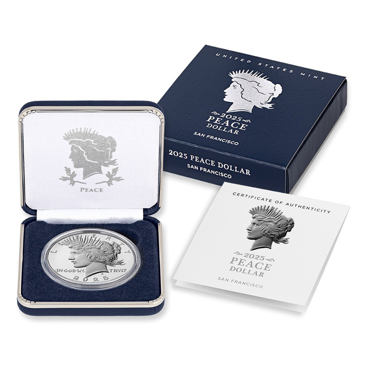 🔥 2025 Peace Silver Dollar (1 Oz .999 Silver) — Limited Release