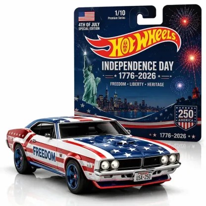 American Independence Day Patriotic Premium Muscle Car