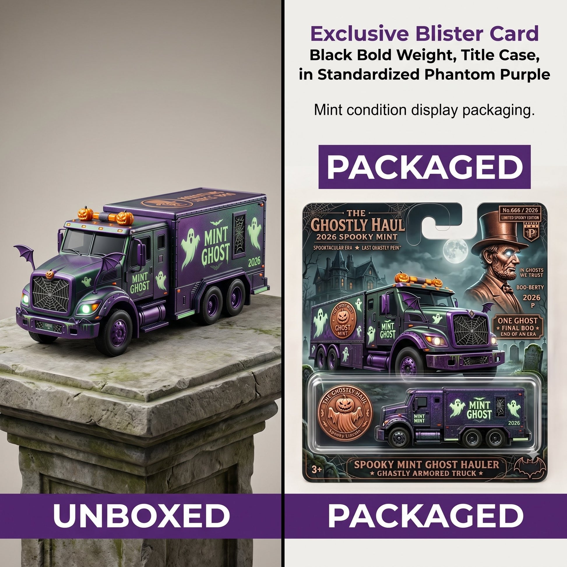 💥🏆Spooky Mint Ghost Hauler – 2026 Halloween Collector’s Edition