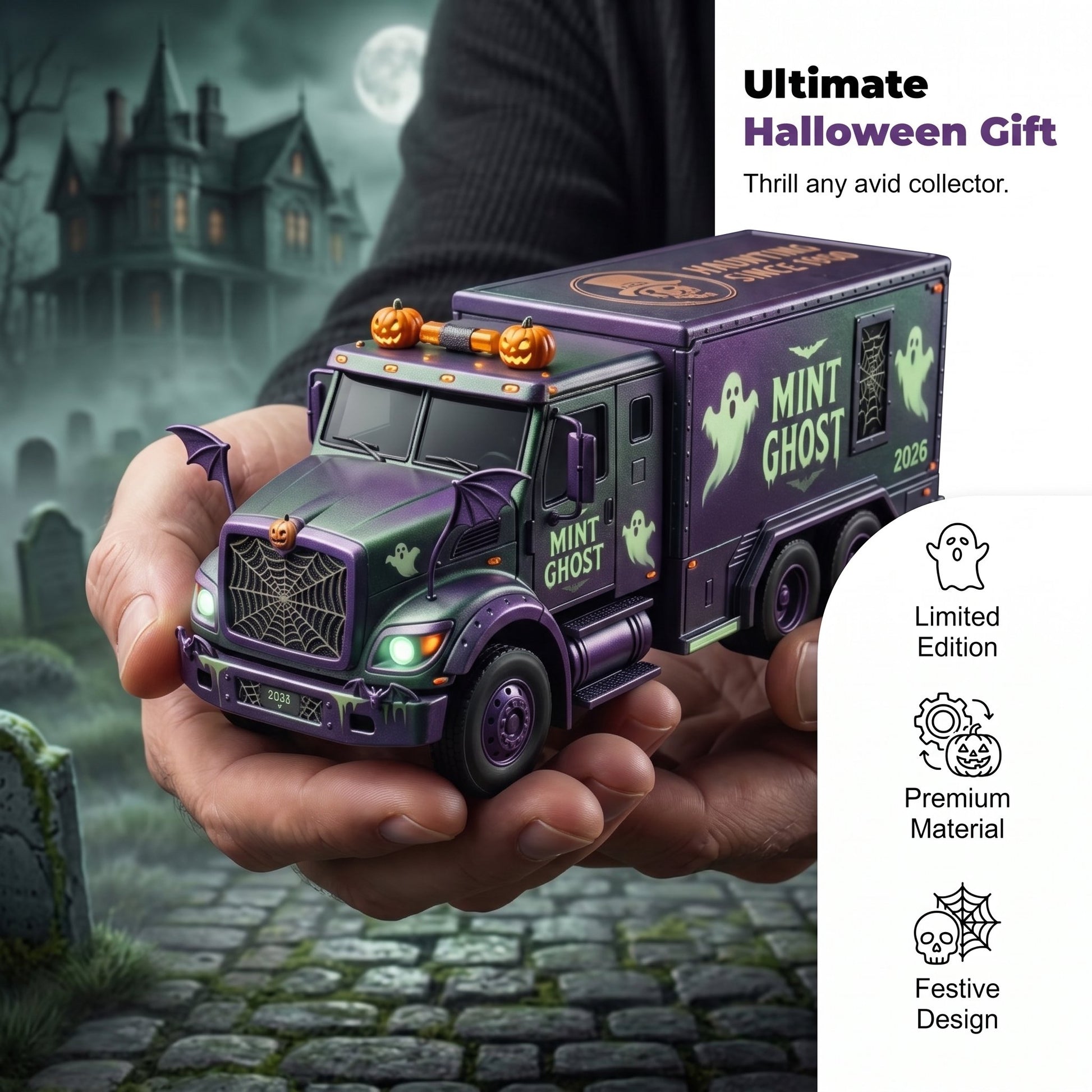 💥🏆Spooky Mint Ghost Hauler – 2026 Halloween Collector’s Edition