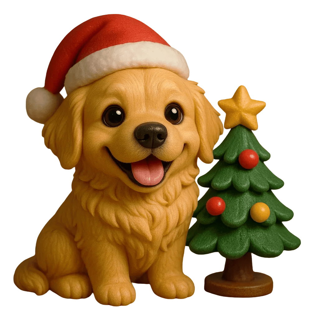 Fun Golden Retriever Advent Calendar 2025