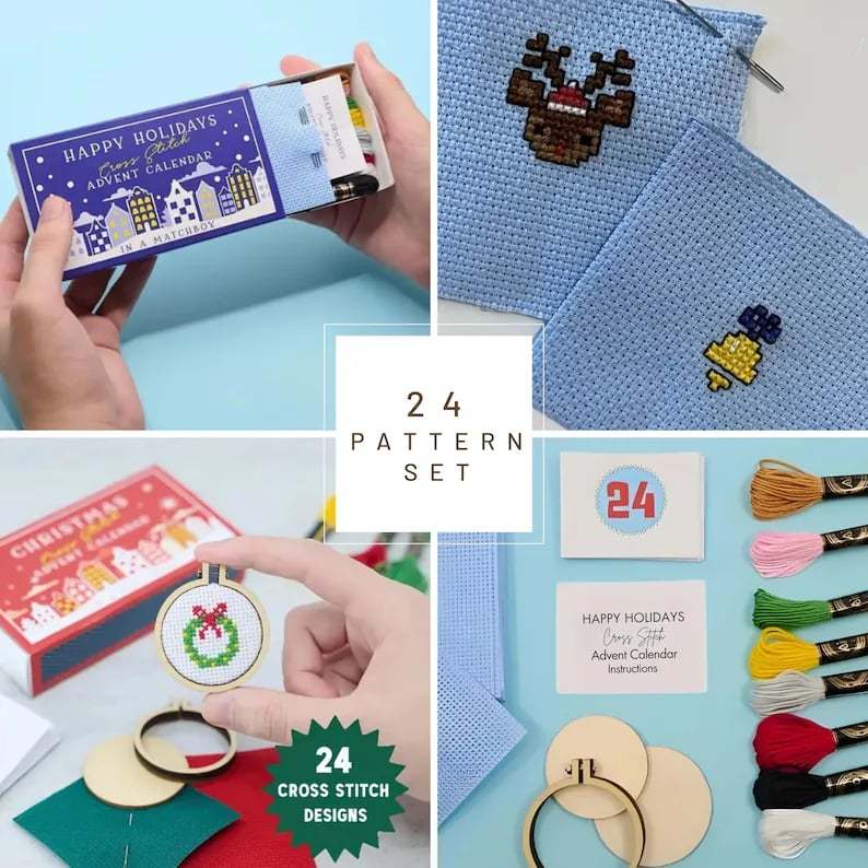 🎄Christmas Cross Stitch Advent Calendar
