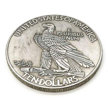 1907 Indian Head Liberty Commemorative Coin – Vintage American Tribute Collectible