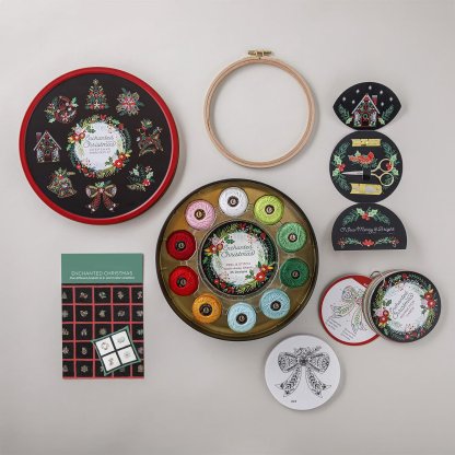 🎄Enchanted Christmas - 🧵✨A Keepsake Embroidery Kit by Missouri Star(❤️Beginner-friendly)