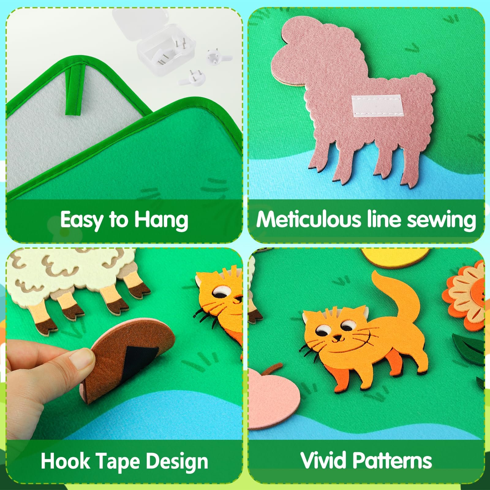 🔥LAST DAY 50% OFF- Felt Board Story Set for Toddlers
