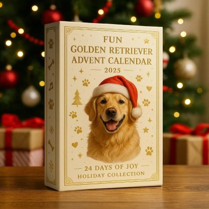 Fun Golden Retriever Advent Calendar 2025