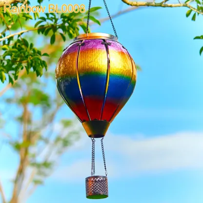 🎄 50% OFF Christmas Hot Air Balloon Solar Lantern – With Cozy Flame Effect 🔥