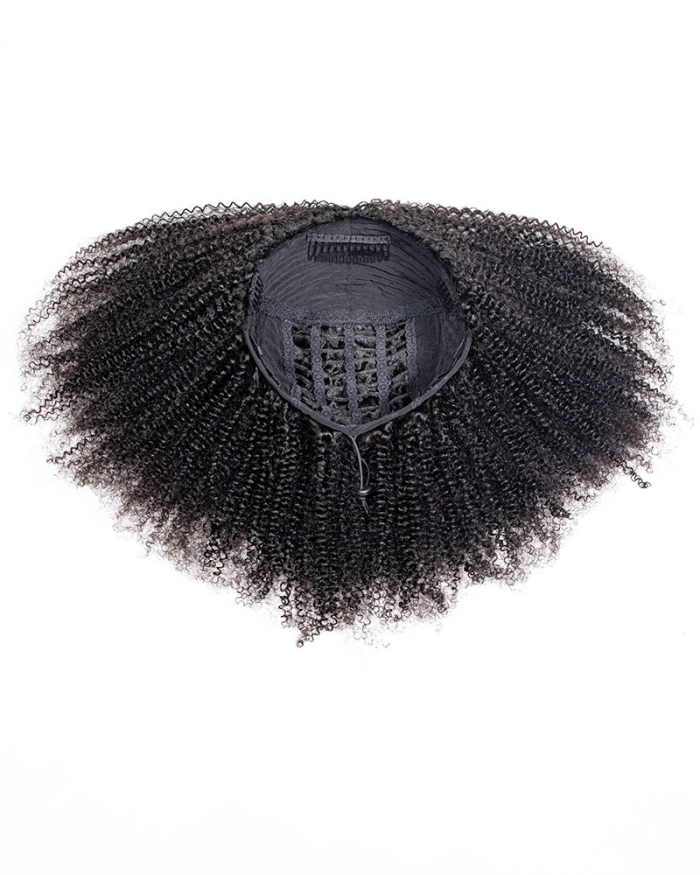 Coily Texture Breathable Cap Half Wig
