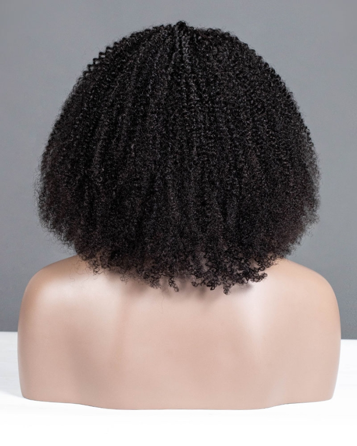 Coily Texture Breathable Cap Half Wig