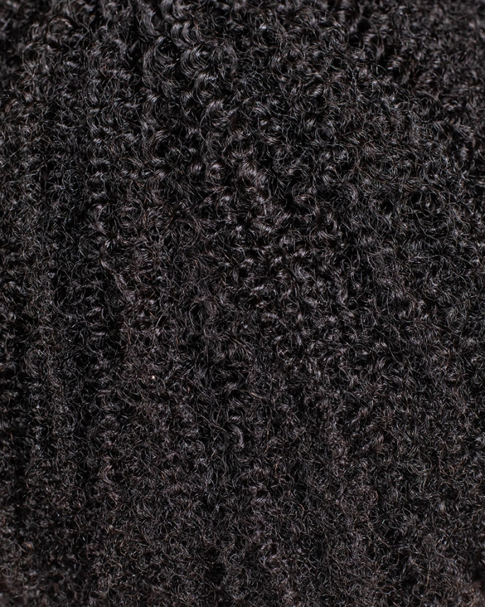 Coily Texture Breathable Cap Half Wig