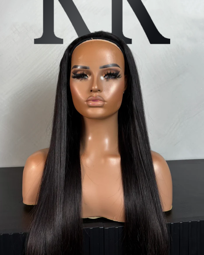 Straight Flip-Over Half Wig Luxury Custom Wigs