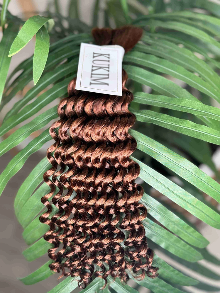 Deep Wave Bulk Human Hair Bundles