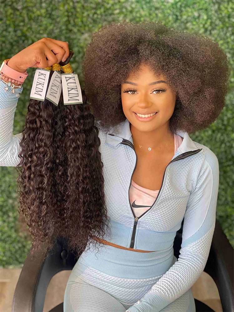 Water Wave Bulk Human Hair Bundles