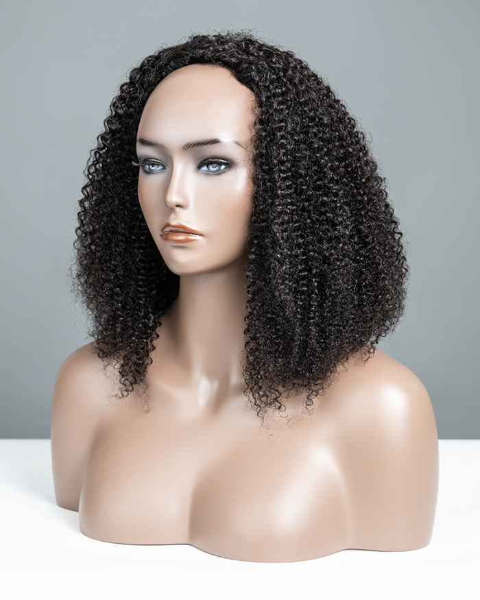 Curly 3 In 1 Half Wig