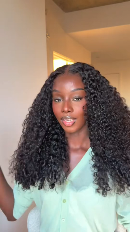 Isabella 250% Density Bleached Knots Glueless Burmese Curly Wig 13x6 Lace Front Human Hair Wigs With Drawstring Pre Plucked