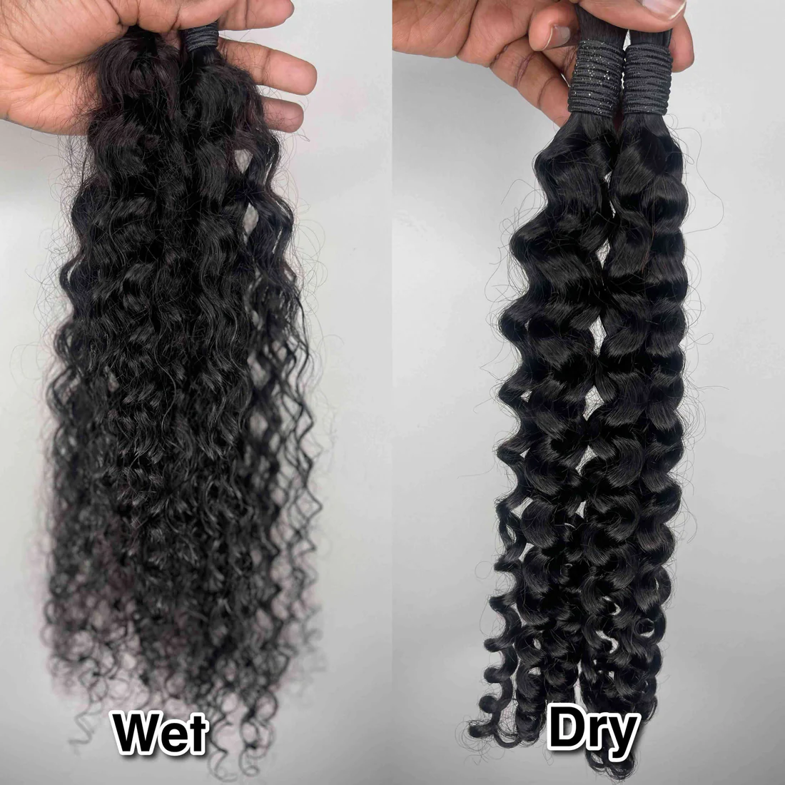 Italian Curl Bulk Human Hair Bundles