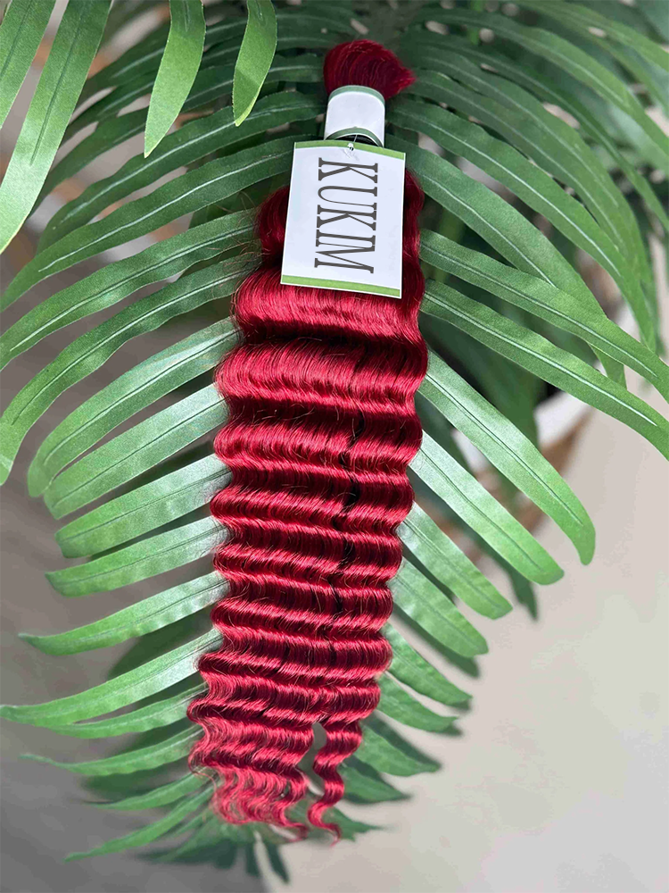 Deep Wave Bulk Human Hair Bundles