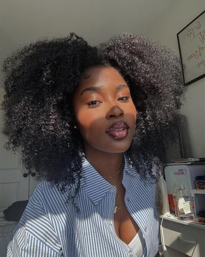 Coily 3 In 1 Half Wig