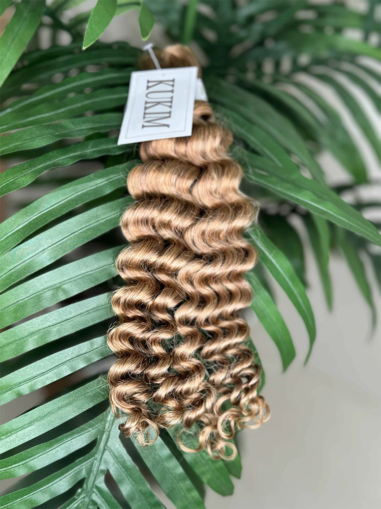 Deep Wave Bulk Human Hair Bundles