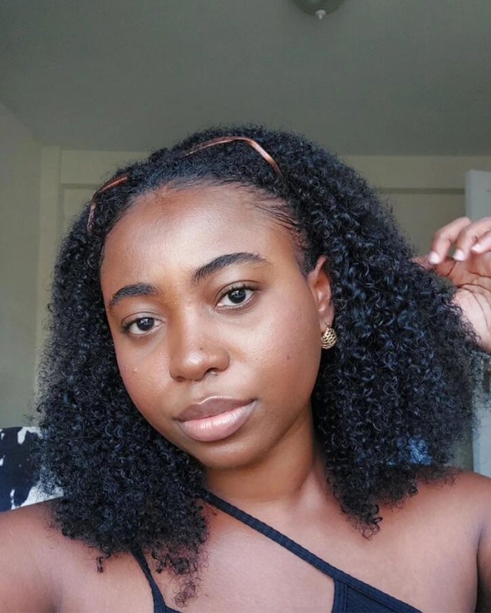 Curly 3 In 1 Half Wig