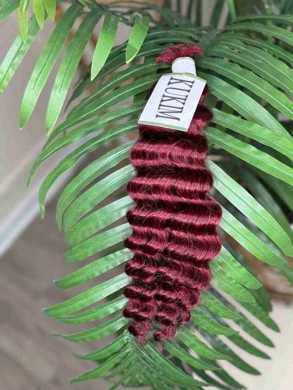 Deep Wave Bulk Human Hair Bundles