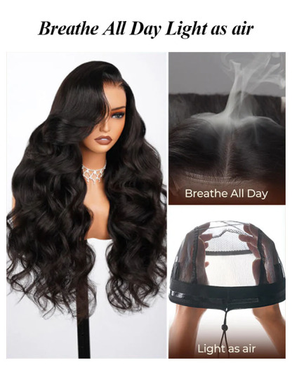 Ava 13x6 Pre Everythig Body Wave Glueless Wig With Drawstring Bleached Knots Ready to Go Lace Front Human Hair Wigs Pre Plucked