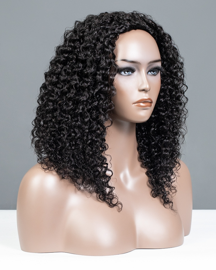 Burmese Curly 3 In 1 Half Wig
