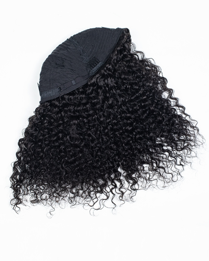 Burmese Curly 3 In 1 Half Wig