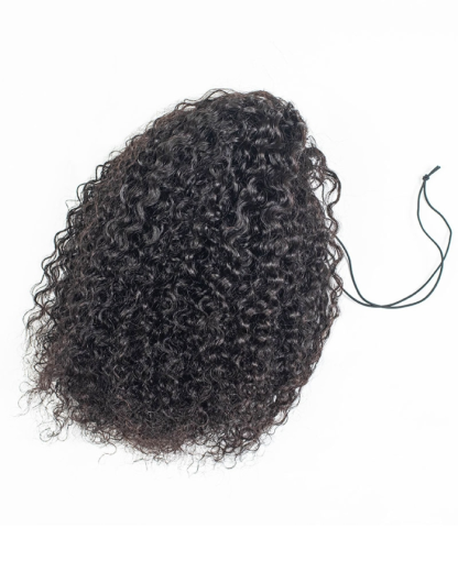 Burmese Curly All In One Half Wig