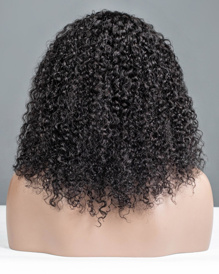 Burmese Curly All In One Half Wig