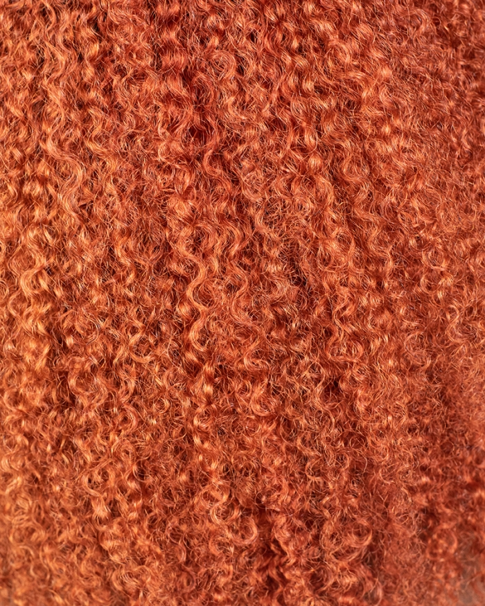 Charm Ginger Breathable Cap 3 In 1 Half Wig